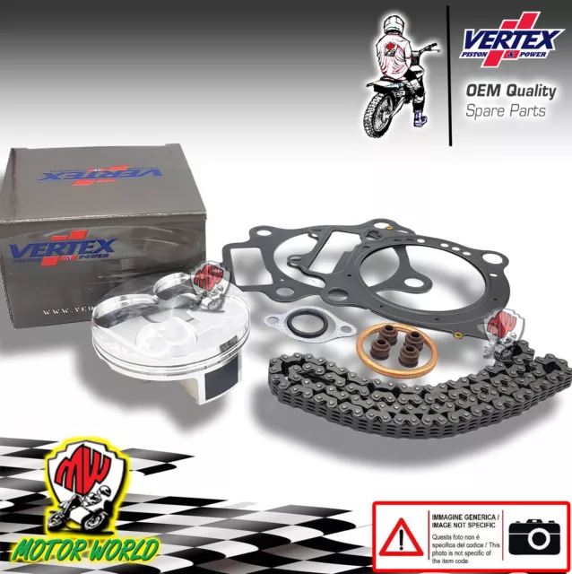 Trousse Piston+Chaîne+Joints Tête VERTEX Honda Crf 450 R 2015 2016