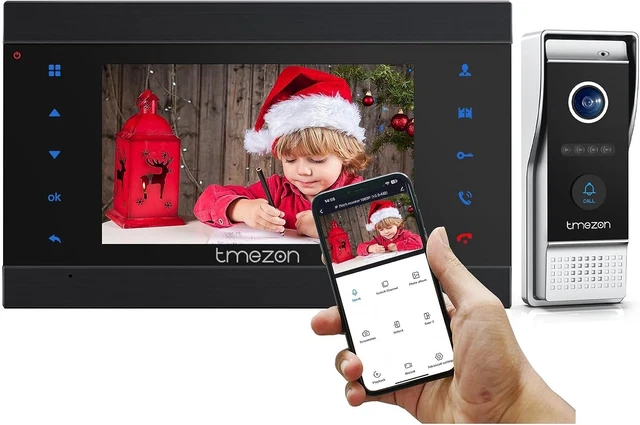Videocitofono WiFi TMEZON M790 - 1080P, 2 Fili, Rilevamento Movimento Umano, App E Carte RFID - Sicurezza Casa - Foto 4