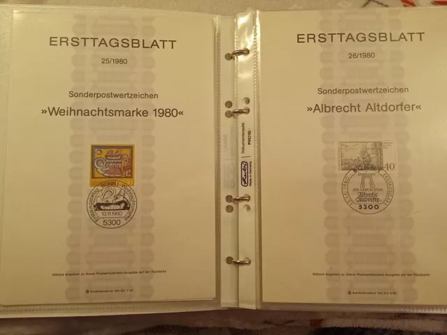 Album Con 51 Fdc Ersttagsblatt Documentos Filatélicos Alemania 1980/1991