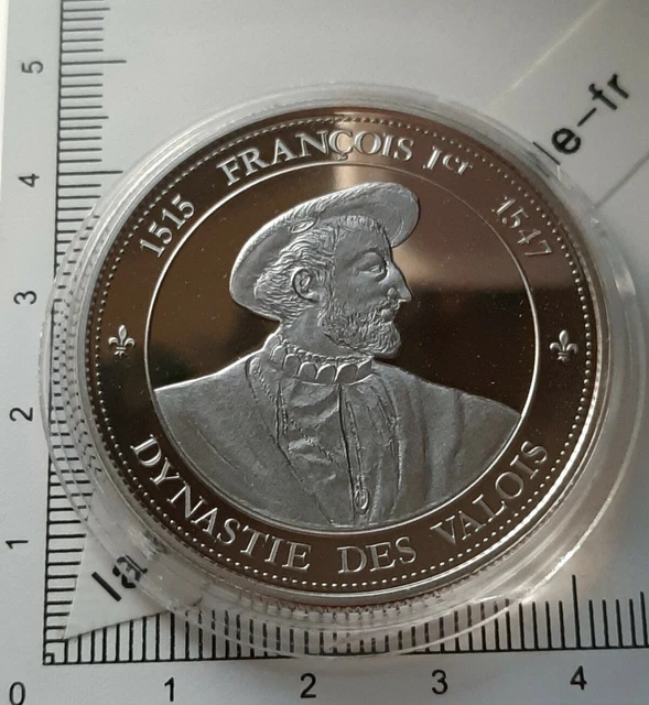 Médaille En Argent François Ier (roi De France 1494-1547) - 1982