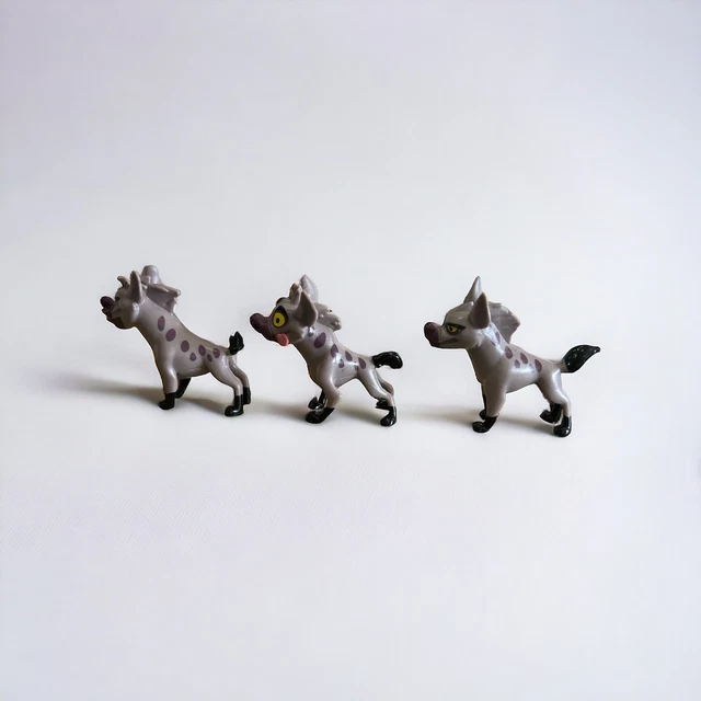 DISNEY JUNIOR LION Guard Hyenas X3 RARE Figures Toy Bundle The Lion