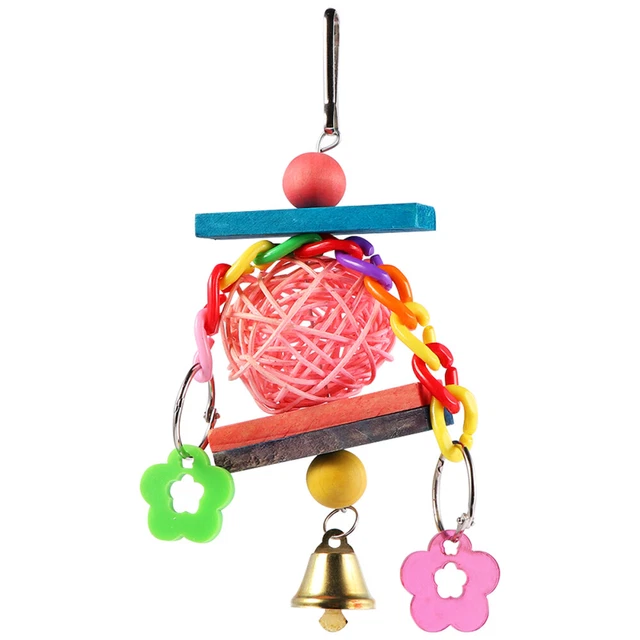 Parrot Knots Vogel Rattan Bälle Spielzeug Sittiche Spielzeug Spielzeug Kauen Blö