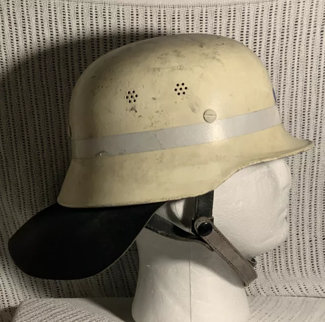 Post WW2 German Helmet Fireman’s Emergency Services