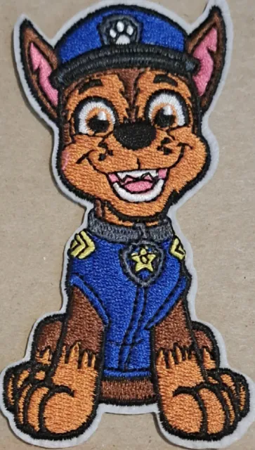 PAW Patrol Chase embroidered Iron on patch
