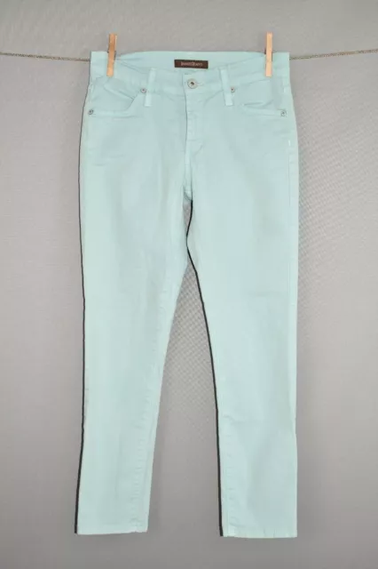 JAMES JEANS $178 Twiggy Crop Skinny Jean in Sea Spray Blue Size 26