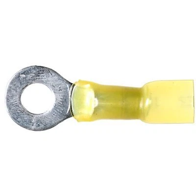 (10) 12-10 Gauge Crimp & Solder Ring Terminals1/4" Stud