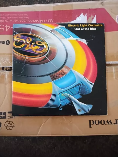 ELO Out Of The Blue Lp Record Vinyl Prog Rock 1977 With Inserts