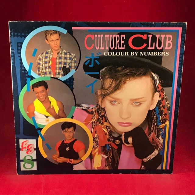 CULTURE CLUB COLOUR By Numbers 1983 UK vinyl LP INSERT Boy George ...