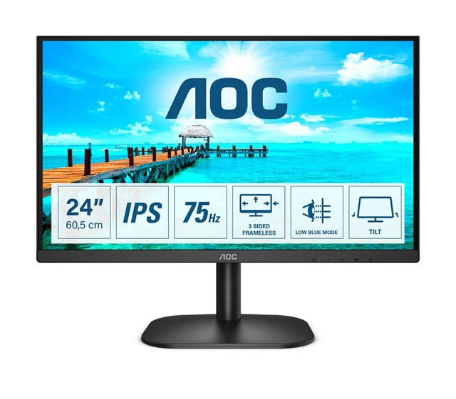 4038986148320 AOC B2 24B2XDA LED display 60,5 cm (23.8 Zoll) 1920 x 1080 Pixel F