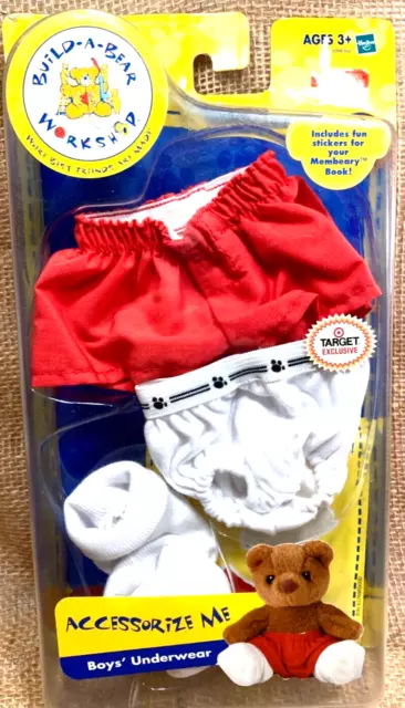 BUILD A BEAR Workshop Accessorize Me Boys Underwear New Old Stock in box,  2004 $20.99 - PicClick