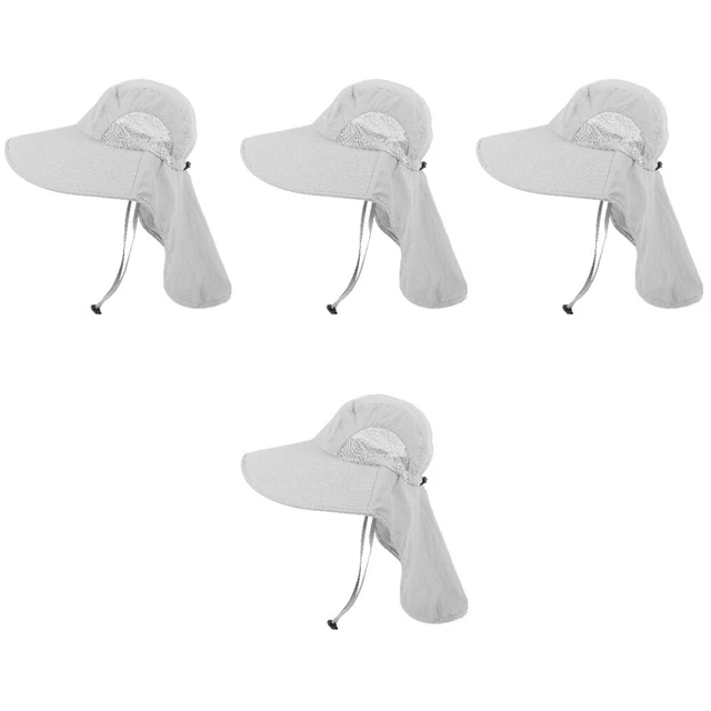 4 Count Chapeau De Pêcheur Chapeau De Seau D'été Protection Solaire