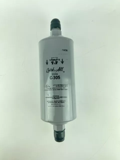 Sporlan C-305 Catch-All Filter Drier 1/4" Female Outlet  NOS Filter Drier