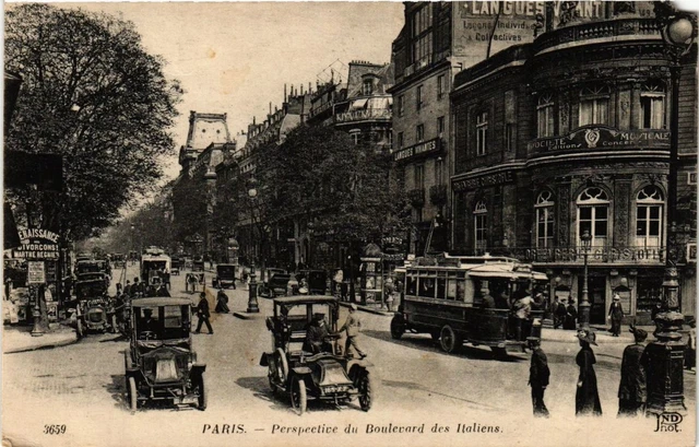 CPA Paris 9e - Perspective de Boulevard des Italiens (274027)