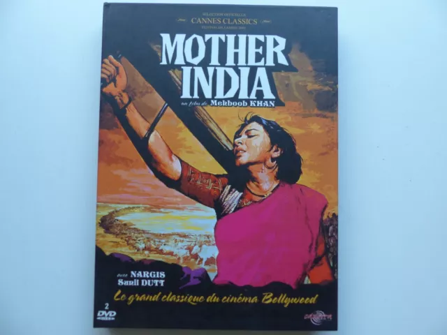 2X DVD Mother India Mehboob Khan  Nargis Sunil Dutt Bollywood