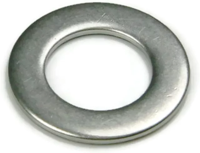 Stainless Steel Flat Washer Series 9C416L, 1/4 ID x .500 OD x 1/32 THK, Qty 250