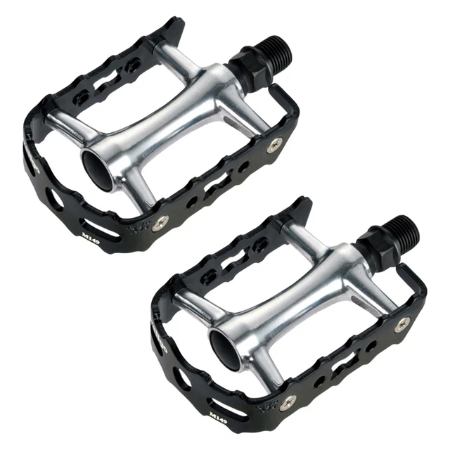 Pédales VTT Plateforme BUCKLOS - Aluminium, 3 Roulements, 9/16'', Antidérapantes