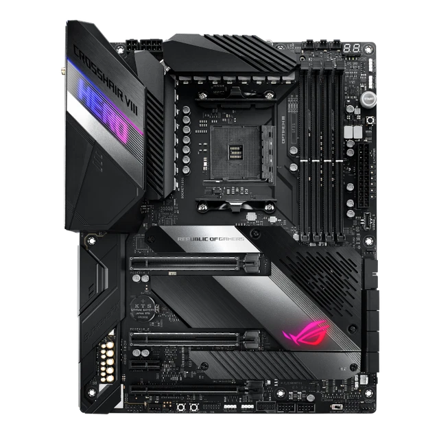 ASUS ROG CROSSHAIR VIII Hero (WI-FI) C8H AMD X570 AM4 prise en charge ...