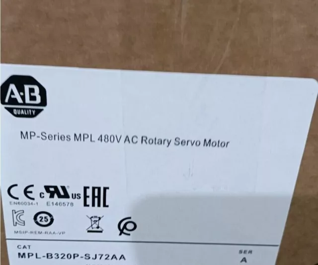 Allen Bradley MPL-B320P-SJ72AA Servo Motor Series A