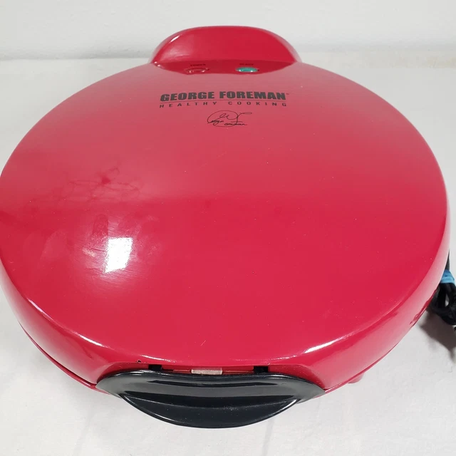FOREMAN ELECTRIC Quesadilla Maker RED GFQ001 10 Inch Tested