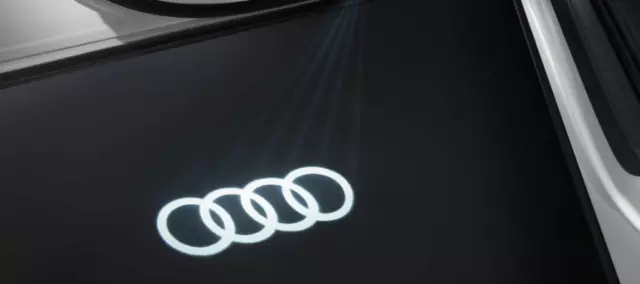 Audi Original Zubehör LED Einstiegsleuchten 4G0052133G Ringe schmaler Stecker