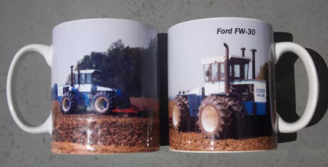 Doe Triple D, N. P. Tractor Photo & Illustated Coffee Mug PAIR by