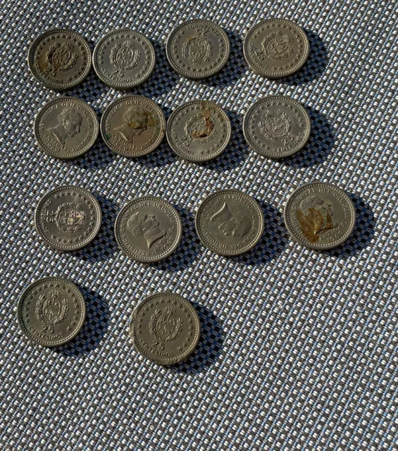 Uruguayan Coin Uruguay 25 Cents | Jose Gervasio Artigas | 1960 (14)