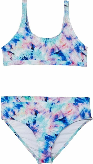 NWT Splendid Brighter Side Bralette and High-Waist Bikini Set 14 Multi  19833