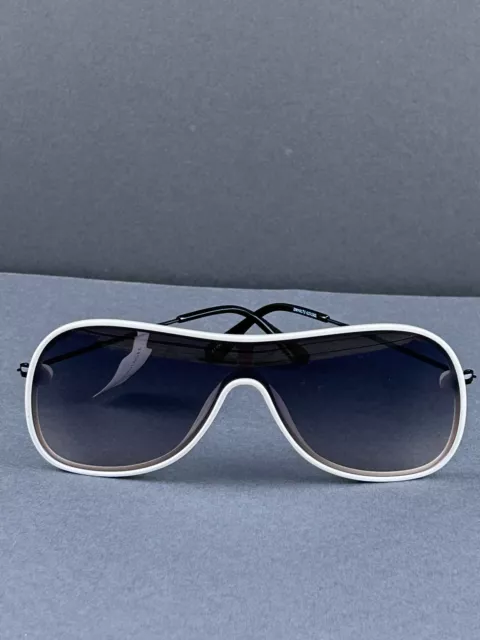 Sunglasses White Anthropologie Eyeking Shield Uv Protection Frames Nwt $48