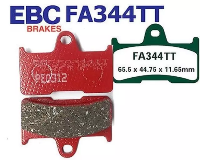 EBC Bremsbeläge FA344TT für Yamaha Goes YFM 660 G 520 525i UTX 2WD Max Limited F