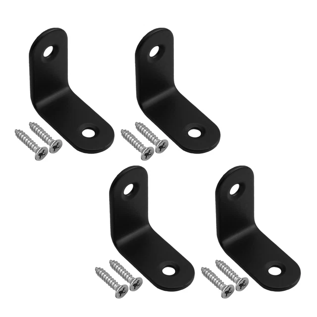 L Shaped Corner Bracket Joint Right Angle Braces Length 30-150mm Stainless Steel