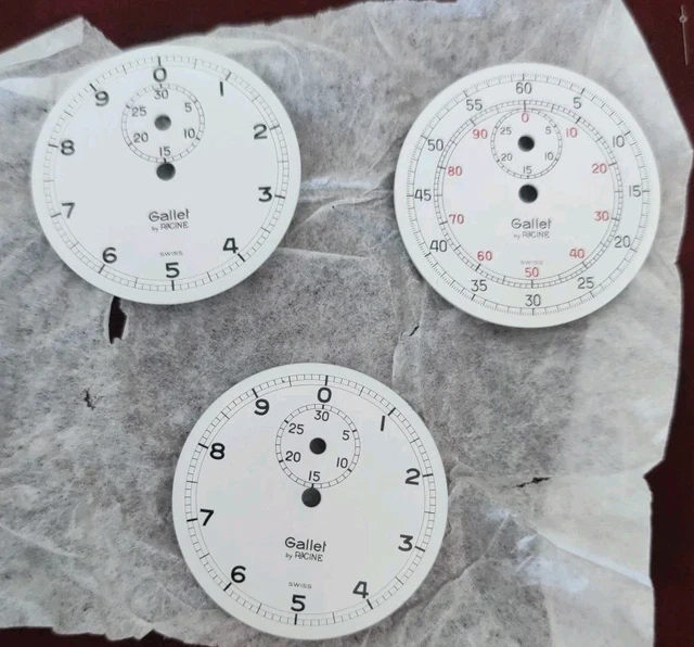 Cadran de montre FHF 72 - JUSTEX 31,60mm [NOS