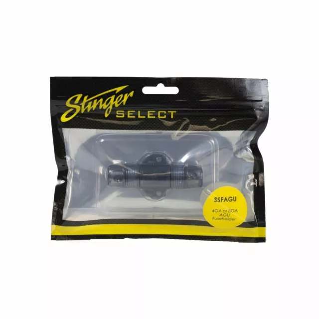 Stinger 4 8 Gauge Agu Car Audio Stereo Inline Amp Wiring Glass Fuse Holder Audio