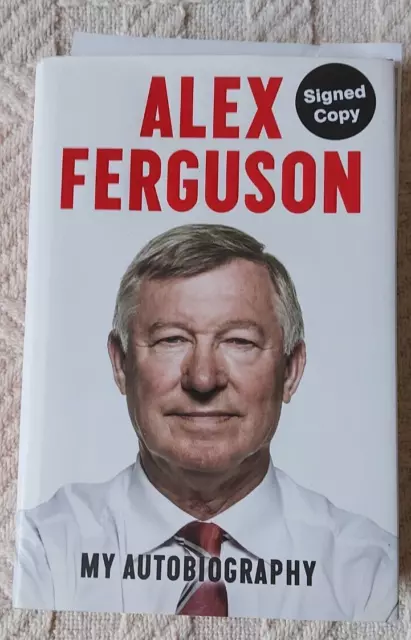 Alex Ferguson signed autobiography with COA