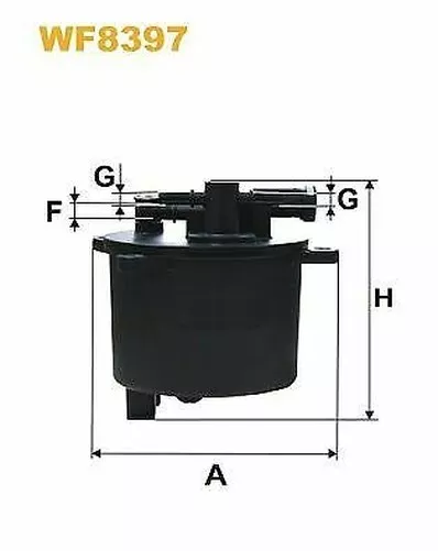 Filter Diesel Oil Galaxy 2.2TDCI 08 Citroen C-CROSSER2.2HDI