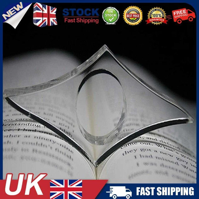 EB# Acrylic Book Paper Clips Page Holder Stationery School Office Bookmarks (S)