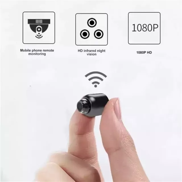 HD 1080P Mini Spy Camera Hidden HD Micro Home Security Night Vision Motion Cam 3