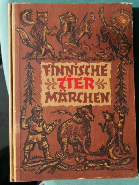 Finnische Tiermärchen, Bauch aus den 1940-er Jahre, Hardcover, 68 Seiten