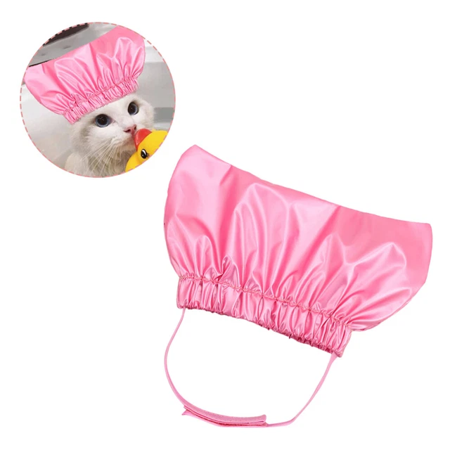sombreros para perros gorro de ducha impermeable gato sombrero de ducha reutilizable gorro de ducha elástico b