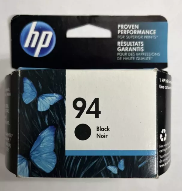 Genuine HP 94 Black Noir Original Ink Cartridge Exp Apr 2020