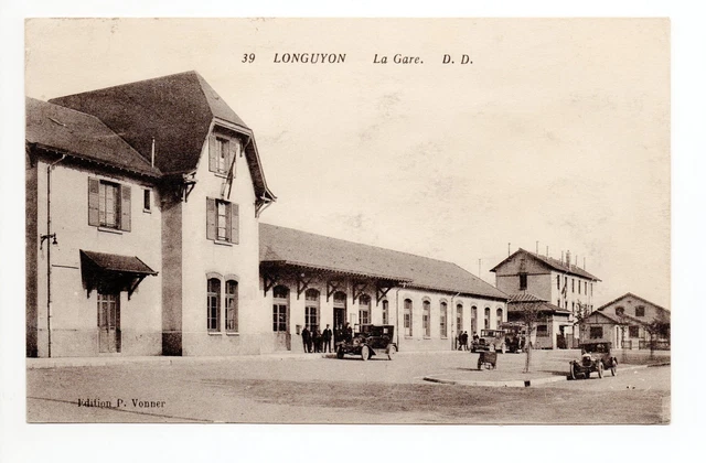 LONGUYON Meurthe & Moselle CPA 54 1930S Station View