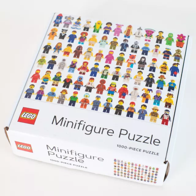 Lego Minifigure Puzzle 1000 Pieces Complete in Original Box