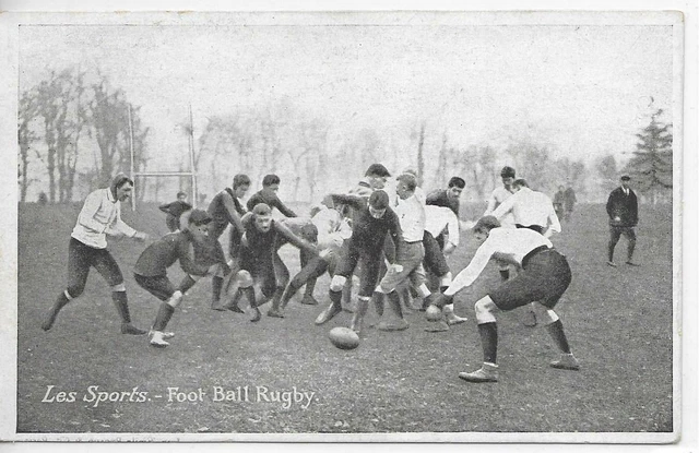 PHOTO ANCIENNE ÉQUIPE de Rugby année 10 ou 20? à identifier EUR 10,00 - FR
