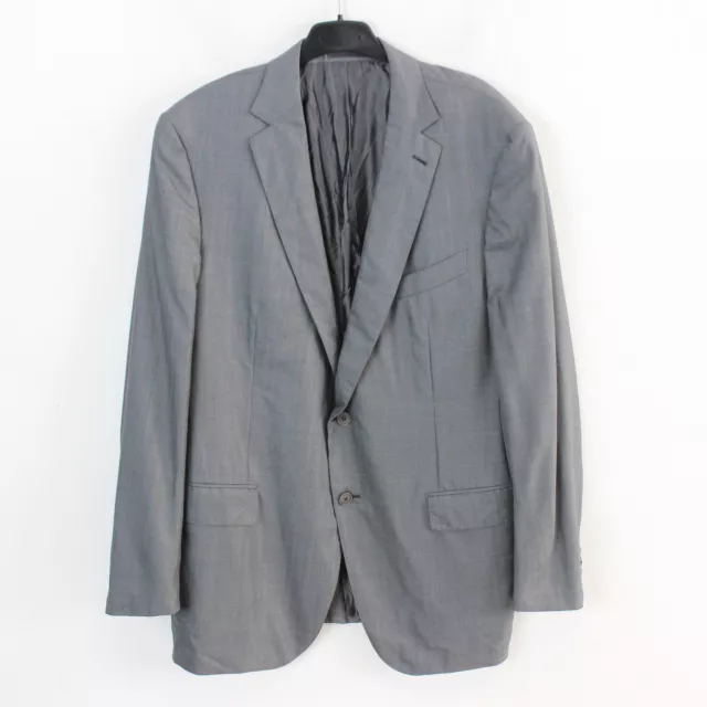 Ermenegildo Zegna Hommes Blazer UK 44 US Rayé Costume Veste Ue 54 Soie / XL