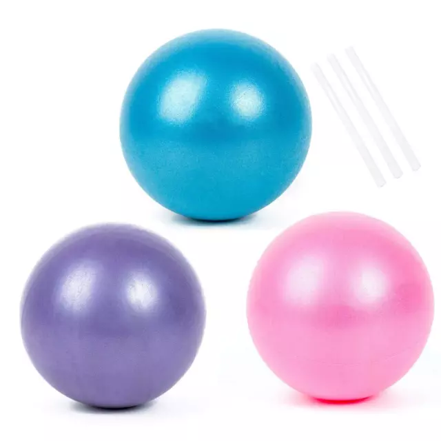 TATAFUN 3pcs Yoga Ball Pilates Ballon de Gymnastique Anti-éclatement Fitness ...