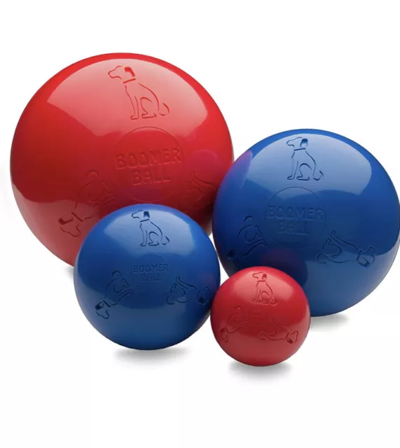 Boomer Ball Dog Toy. Virtually Indestructible, Strong, Durable, Tough, 4 Sizes.