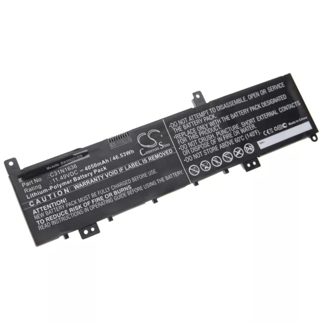 Batterie 4050mAh pour Asus 0B200-02580200, C31N1636