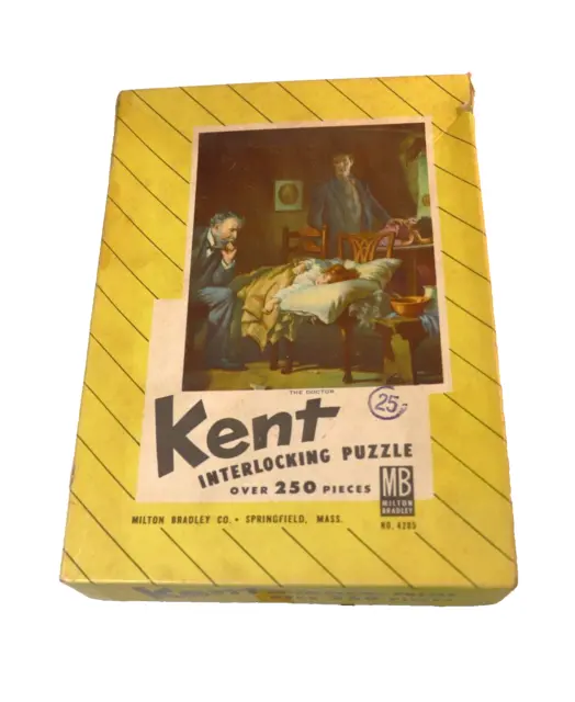 Vintage Kent Complete Jigsaw Puzzle The Doctor 250 Pieces