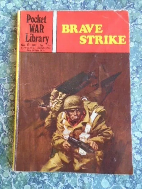 Top Sellers Pocket War Library Comic No 19 Brave Strike  9585F