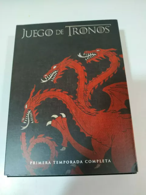 Juego De Tronos Temporada 1 Primera Deluxe Edit - 5 Dvd Español English + Extras
