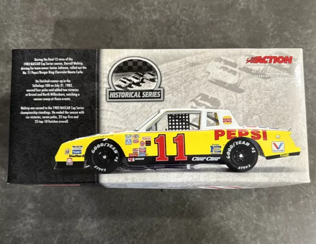 Darrell Waltrip #11 Pepsi / Burger King 1983 Monte Carlo club car  RARE 1 of 444